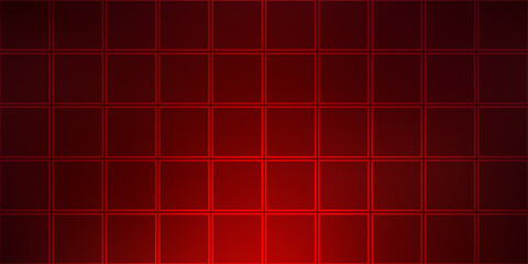 Dark red gradient background with square tile pattern and glowing center, Vector Illustration