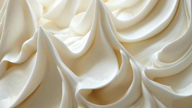 smooth vanilla cream texture swirl closeup background