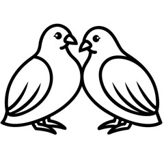 Lovebirds  Icon Romantic Love Symbols, Hearts, Cupid, Gifts & Celebration Graphics