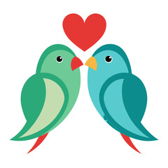 Lovebirds  Icon Romantic Love Symbols, Hearts, Cupid, Gifts & Celebration Graphics