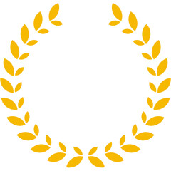 Luxury Golden Emblem Badge with Crown vector png