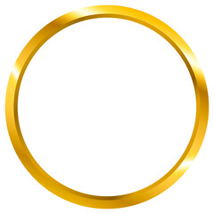 Luxury Golden Emblem Badge with Crown vector png