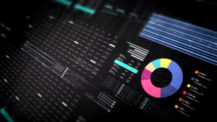 Dynamic data visuals for business info graphics, animated charts, and data-driven insights for a...