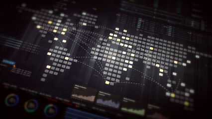 Dynamic data visuals for business info graphics, animated charts, and data-driven insights for a...