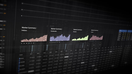 Dynamic data visuals for business info graphics, animated charts, and data-driven insights for a...