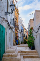 Fototapeta premium Rue d'Alicante en Espagne