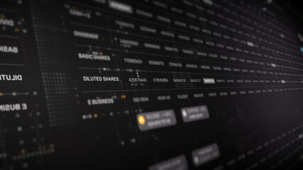 Dynamic data visuals for business info graphics, animated charts, and data-driven insights for a...