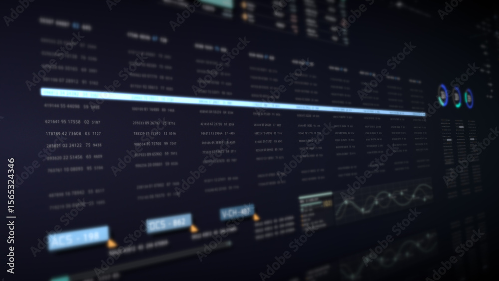 Aufkleber Dynamic data visuals for business info graphics, animated charts, and data-driven insights for a business meeting mock-up. Explore the world of trading, stock exchanges, and crypto