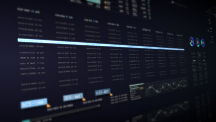 Dynamic data visuals for business info graphics, animated charts, and data-driven insights for a business meeting mock-up. Explore the world of trading, stock exchanges, and crypto