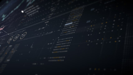 Dynamic data visuals for business info graphics, animated charts, and data-driven insights for a business meeting mock-up. Explore the world of trading, stock exchanges, and crypto