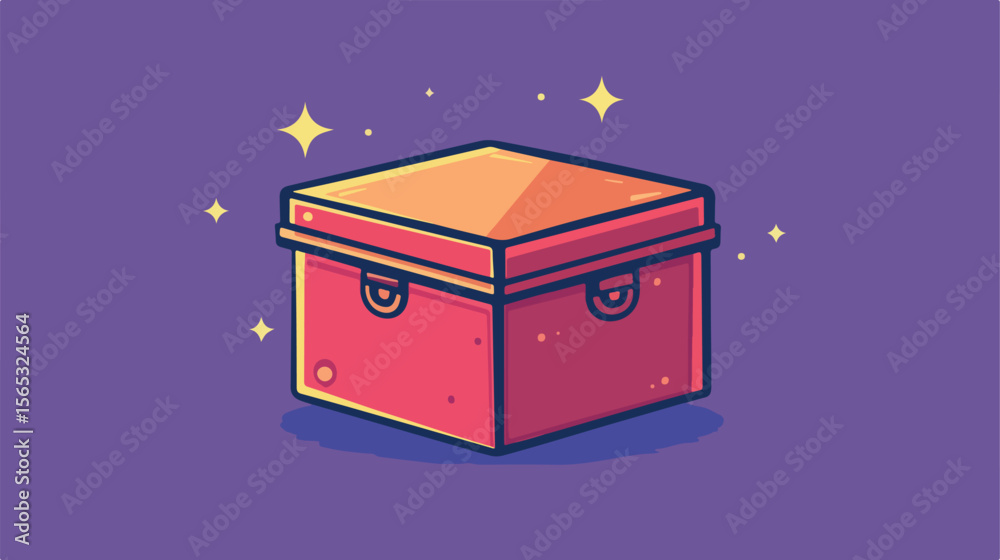 Canvas Prints modern box flat image icon vector illustration design