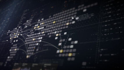 Dynamic data visuals for business info graphics, animated charts, and data-driven insights for a business meeting mock-up. Explore the world of trading, stock exchanges, and crypto