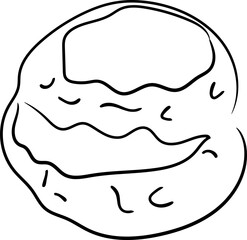 Green Tea Mochi Illustration