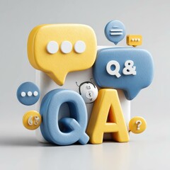 Obraz premium Close-Up on Communication Concepts in High-Resolution Digital Spaces A Creative Exploration