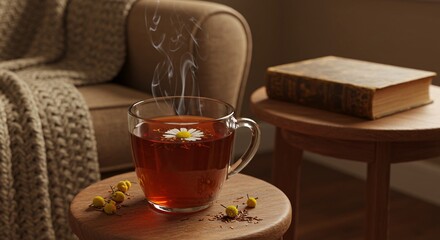 Warm Cozy Tea Relaxation and Comfort in a Mug