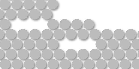 Seamless pattern of grey polka dots with transparent background. suit Kurt digital design motif colorful wallpaper illustration, traditional design. wall decorated gray mosaic tiles texture background