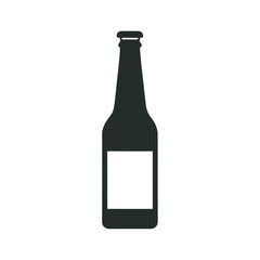 Craft Brew Bottle With Custom Label Illustration