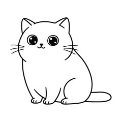Love cat logo vector design. animal, pet friendly and cat lovers