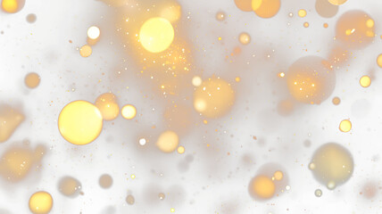 Golden Bokeh Light Background with Sparkles PNG. Stock royalty free

