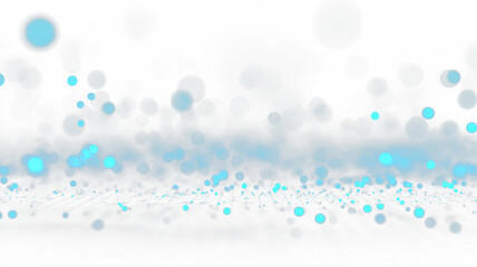 Blue Bokeh Light Background with Sparkles PNG. Stock royalty free
