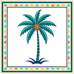 PLAM TREE VACTOR ART