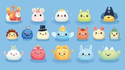 Fairy Tale Kawaii Characters Bundle - Cute Emojis Collection