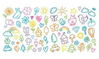 Summer Party geometric poster with simple geometry shapes and figures .