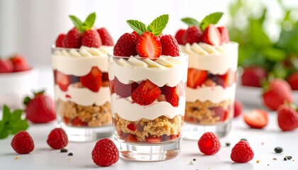cheesecake with berries
