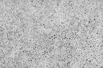 Soapy foam textures as monochrome abstract backgrounds, bubble pattern, wallpaper.