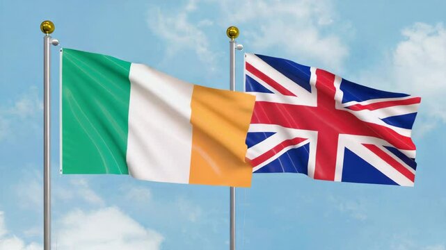 Flag of the UK and Ireland.