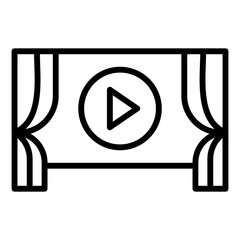 Cinema Screen Icon