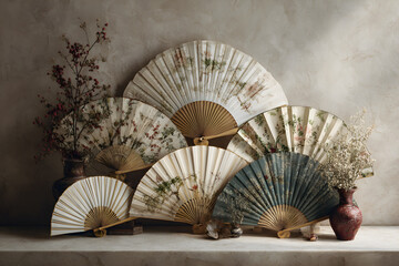 Nostalgic Elegance: A Collection of Exquisite Vintage Fans