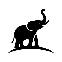 elephant silhouette vector