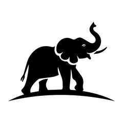 elephant silhouette vector