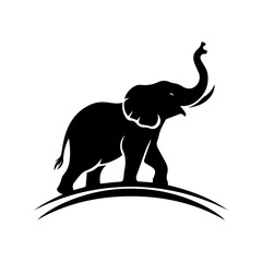 elephant silhouette vector