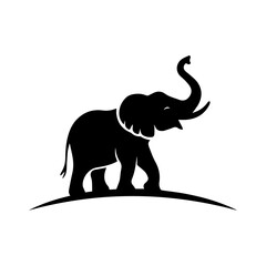 elephant silhouette vector