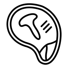 Obraz premium Tbone Icon
