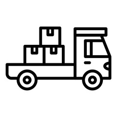 Naklejka premium Pickup Truck Icon