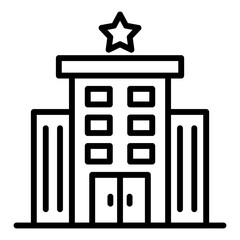 1 Star Hotel Icon