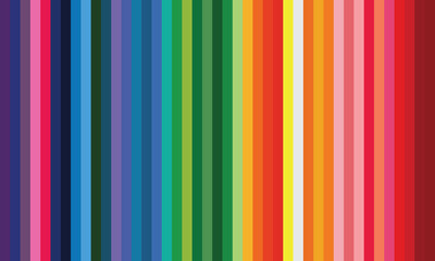 Obraz premium Seamless colorful striped abstract background. Vertical rainbow stripe pattern. EPS10 vector illustration. Multicolor stripes for wallpaper, background, wrapping paper, backdrop,&nbsp;poster&nbsp;etc.