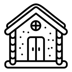 Gingerbread House Icon