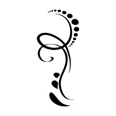 vector illustration of a black and white abstract background