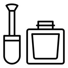 Obraz premium Nail Polish Icon