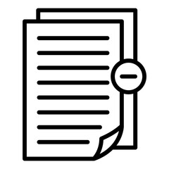 Remove Paper Icon
