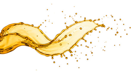 Fototapeta premium orange juice splash isolated on white