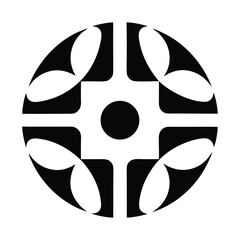 football shot pose vector logo.