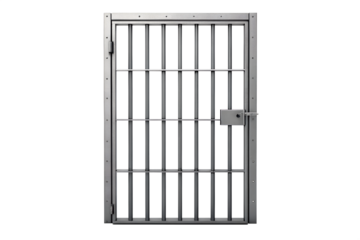 Steel Prison Cell Door Security, Confinement, Justice, Imprisonment, Penitentiary