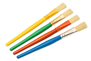 Colorful Paint Brushes Perfect for Art Projects and Creative Fun