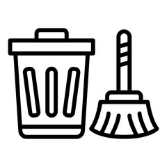 Garbage Cleaning Icon