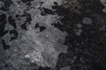 freezing puddle texture